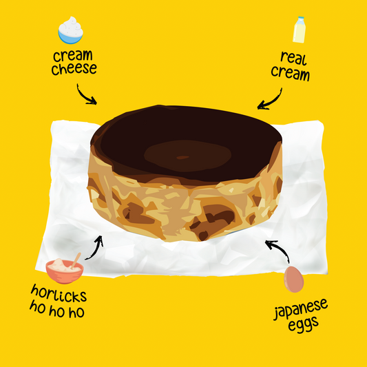 HORLICKS BURNT CHEESECAKE