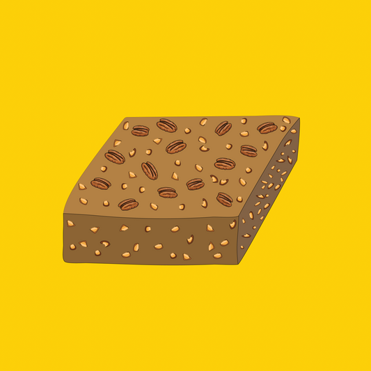 MALTED MILK & PECAN BLONDIE