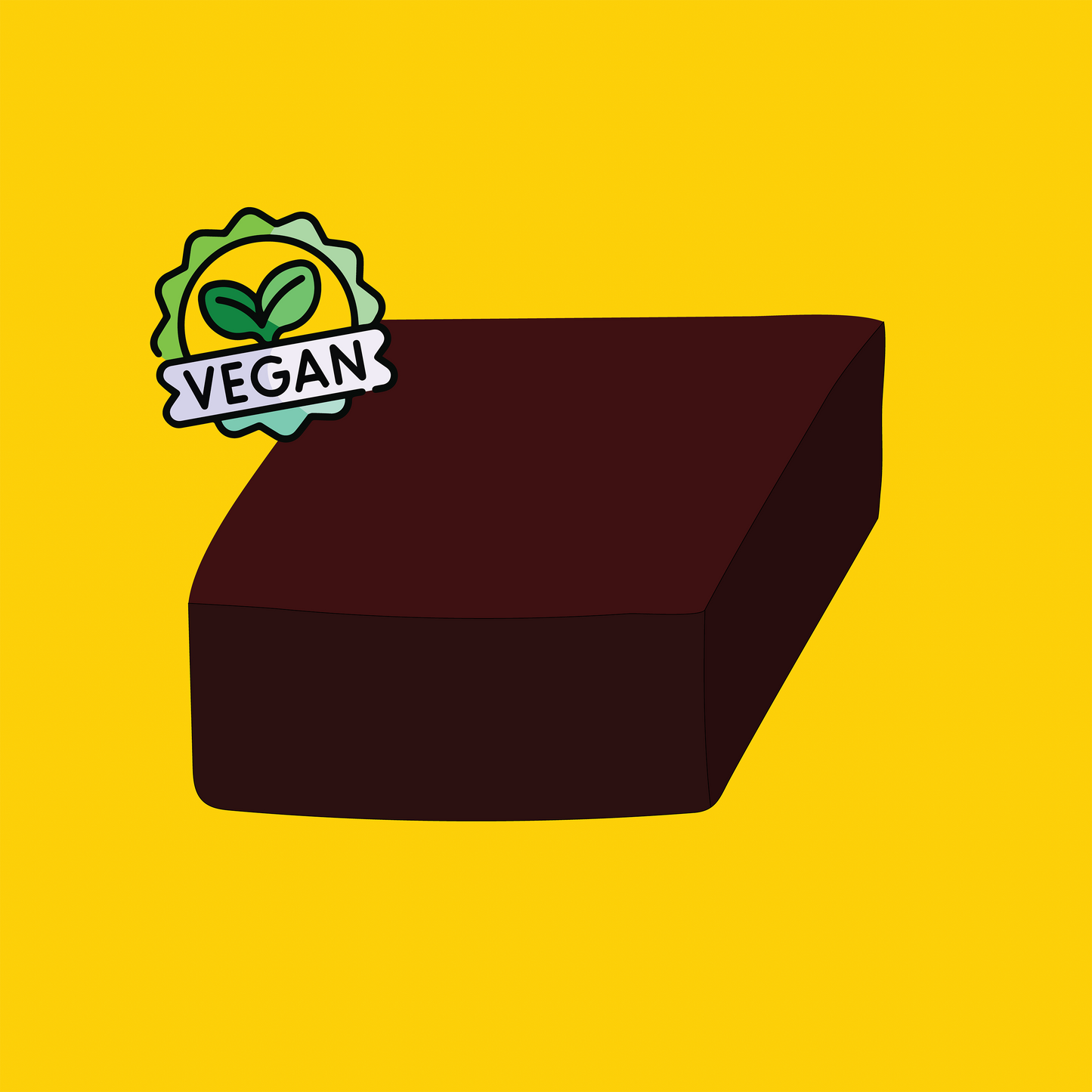 VEGAN ORIGINAL CHOCOLATE BROWNIE